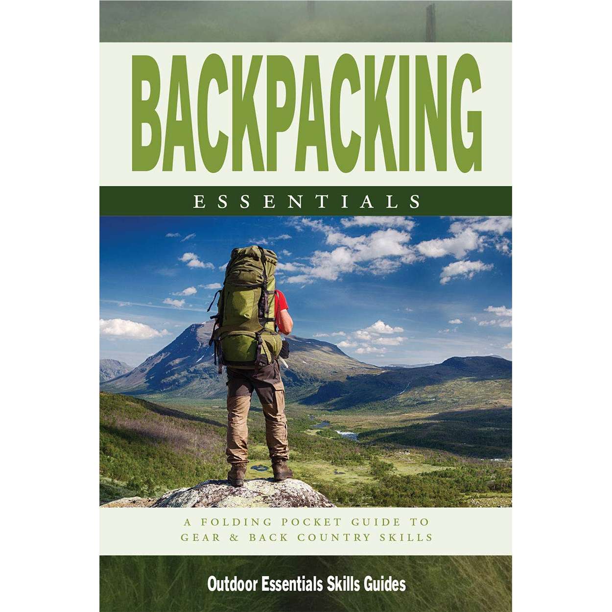 Paradise Clay WFP170 Backpacking Essentials: A Folding Pocket Guide to Gear & Back Country Skills - Folding Pocket Guide