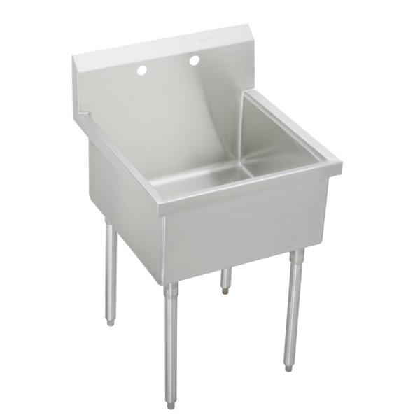 Elkay WNSF81302 Weldbilt® Stainless Steel 33" x 27-1/2" x 14" Floor Mount Single Compartment Scullery Sink
