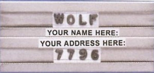 Wolf X-Ray 50127 Legal Markers - Markers, X-Ray, Legal, Set