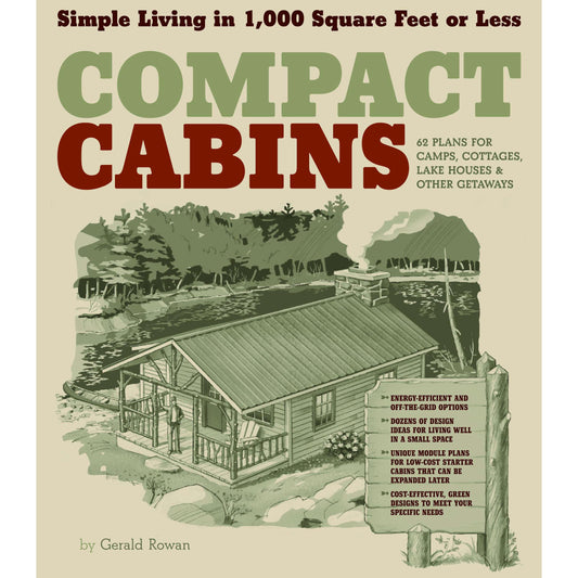 Paradise Clay WPC084 Compact Cabins: Simple Living in 1000 Square Feet or Less - Book