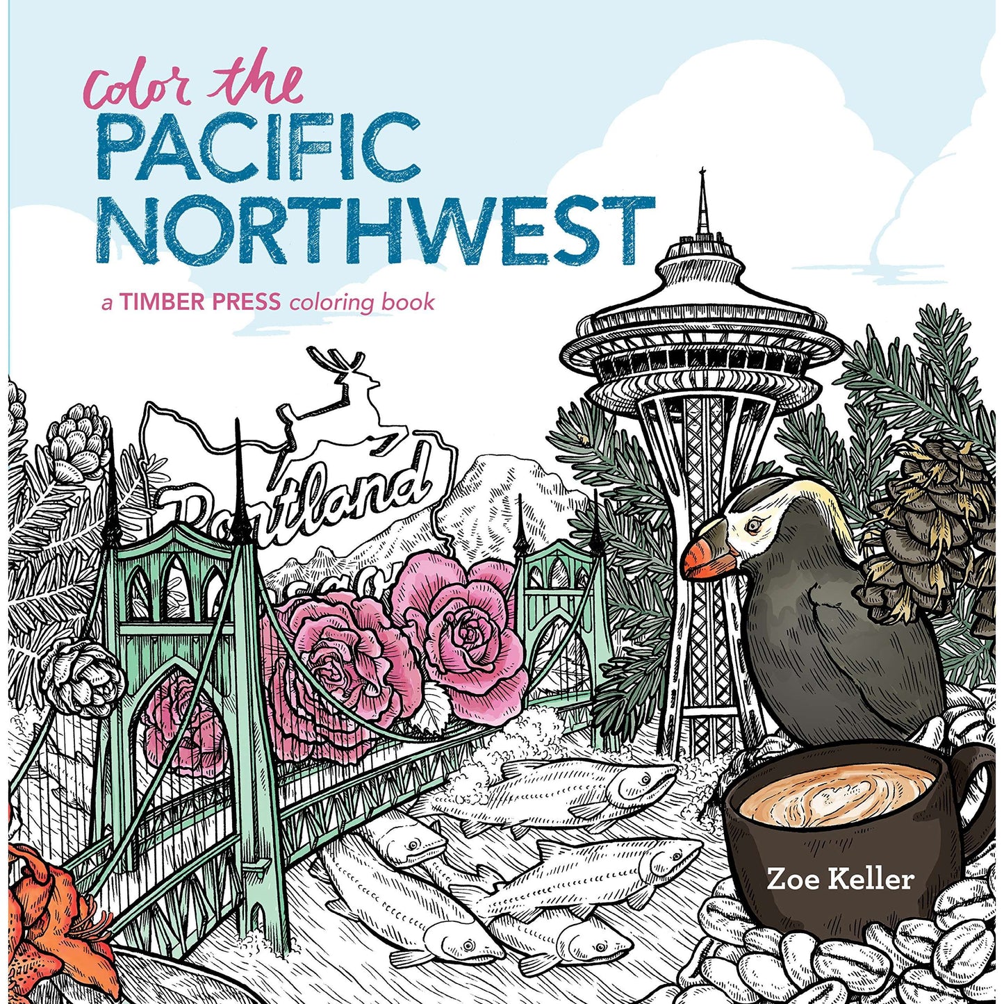 Paradise Clay WPC121 Color the Pacific Northwest - Book