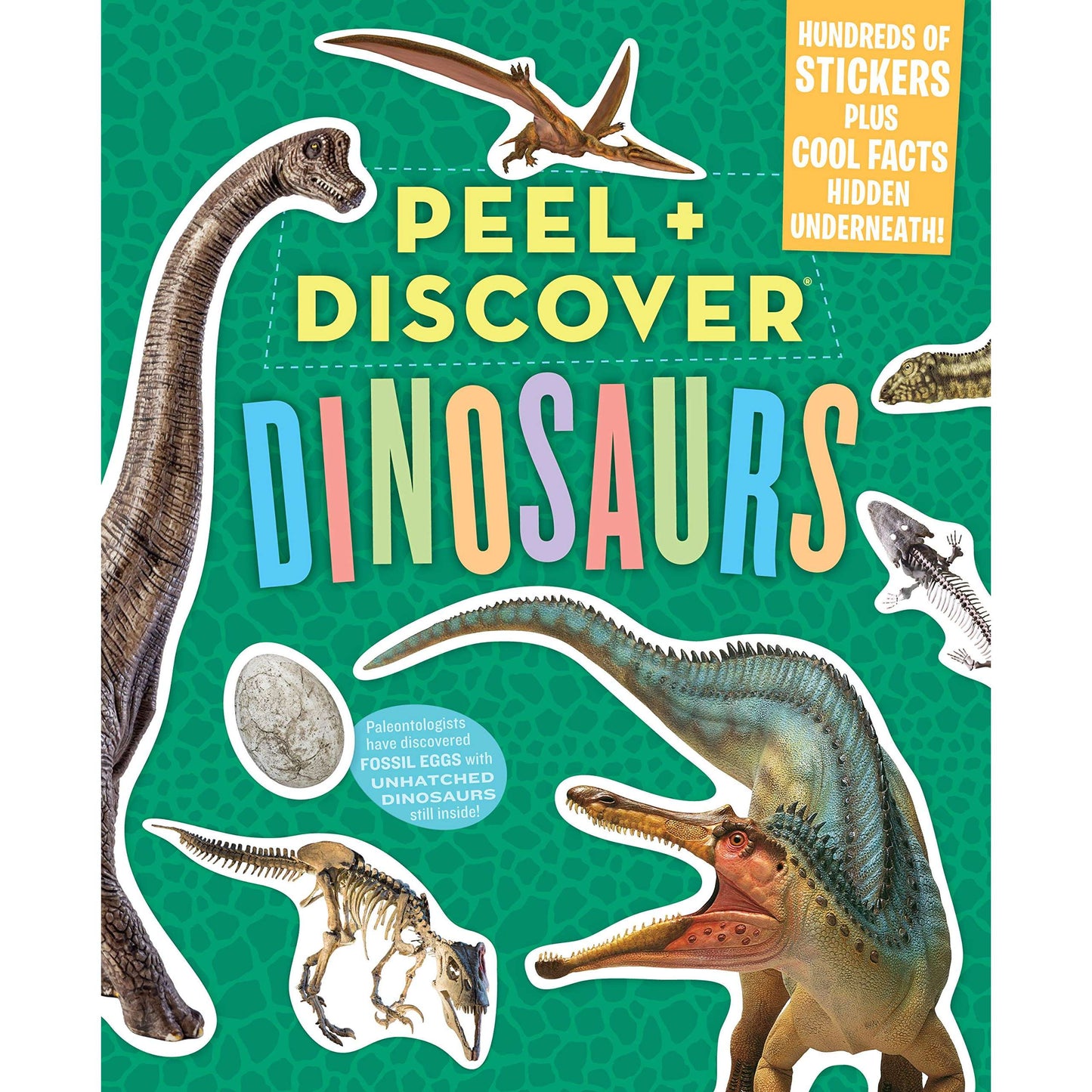 Paradise Clay WPC151 Peel + Discover: Dinosaurs - Book