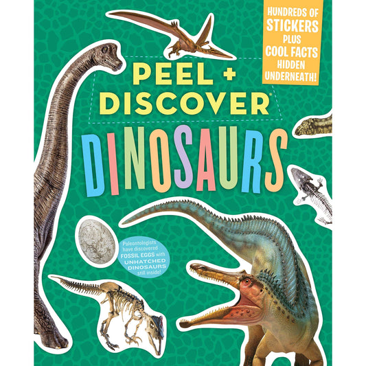 Paradise Clay WPC151 Peel + Discover: Dinosaurs - Book