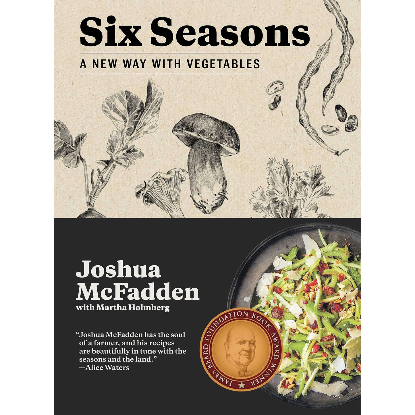 Paradise Clay WPC162 Six Seasons: A New Way with Vegetables - Book