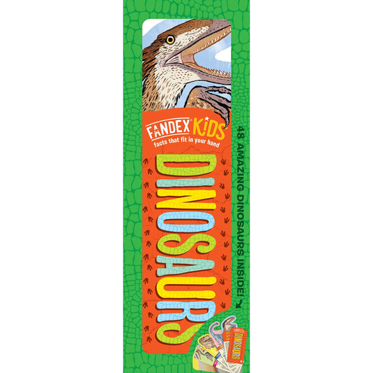 Paradise Clay WPC166 Fandex Kids: Dinosaurs: Facts That Fit in Your Hand: 48 Amazing Dinosaurs Inside!