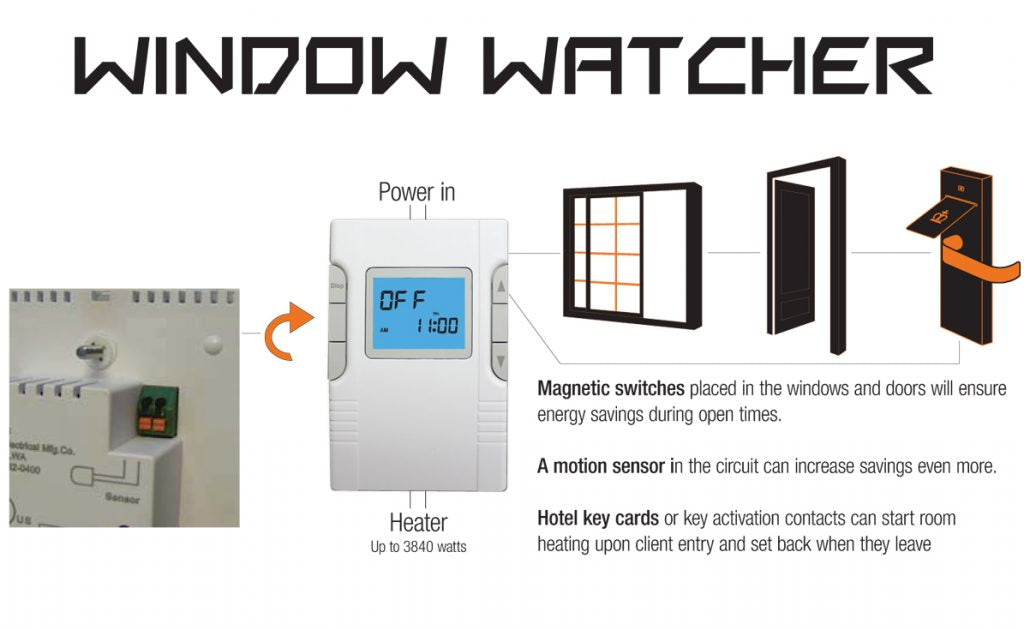 King Electric WINDOW-CONTACT Window Contact, Standard Surface, 507-Ams-39W
