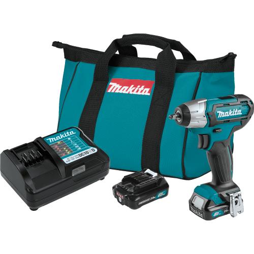 Makita WT04R1 12V max CXT® Lithium‘Ion Cordless 1/4" Impact Wrench Kit (2.0Ah)