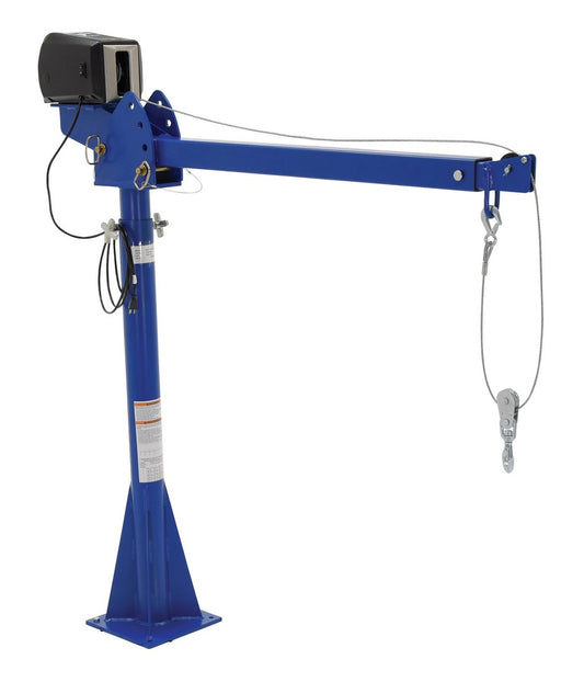 Vestil WTJ-20-4-AC-CSA Ac Powered Jib Crane, 2K, 4-7 ft., Boom Csa