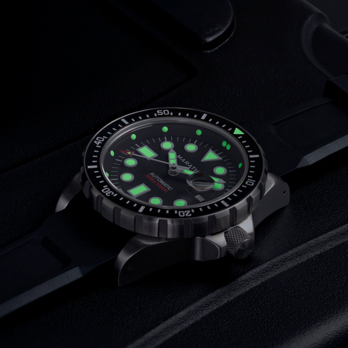 Marathon WW194037SS-2030 Diver's Watch, Automatic, 46MM OSAR, TYPE I, SS, COLOUR: SS/BKSS 3PC RUBBER