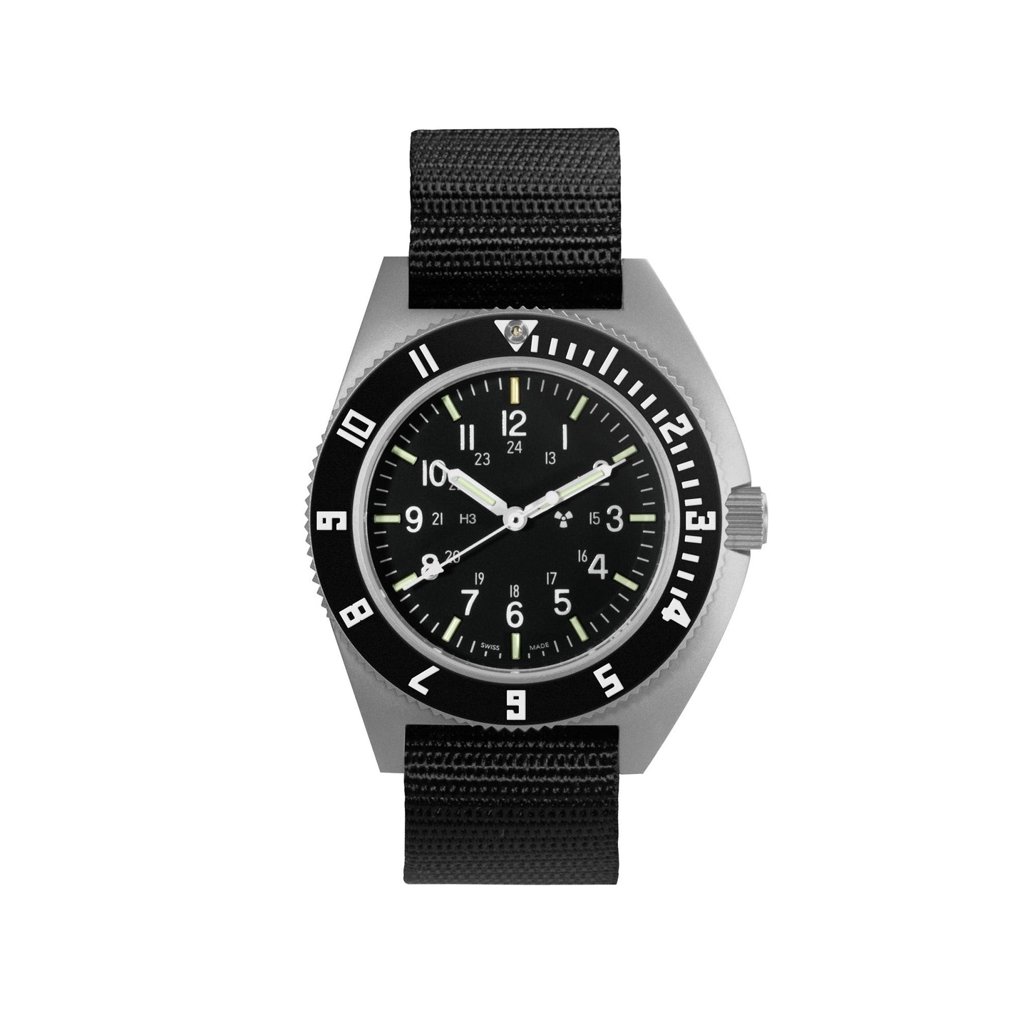 Marathon WW194001SS-0801 Steel Navigator SSNAV 41mm Ballistic Nylon Quartz 11"
