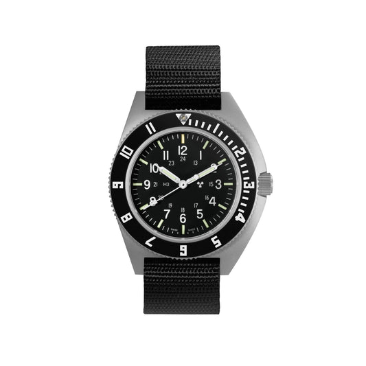 Marathon WW194001SS-0801 Steel Navigator SSNAV 41mm Ballistic Nylon Quartz 11"