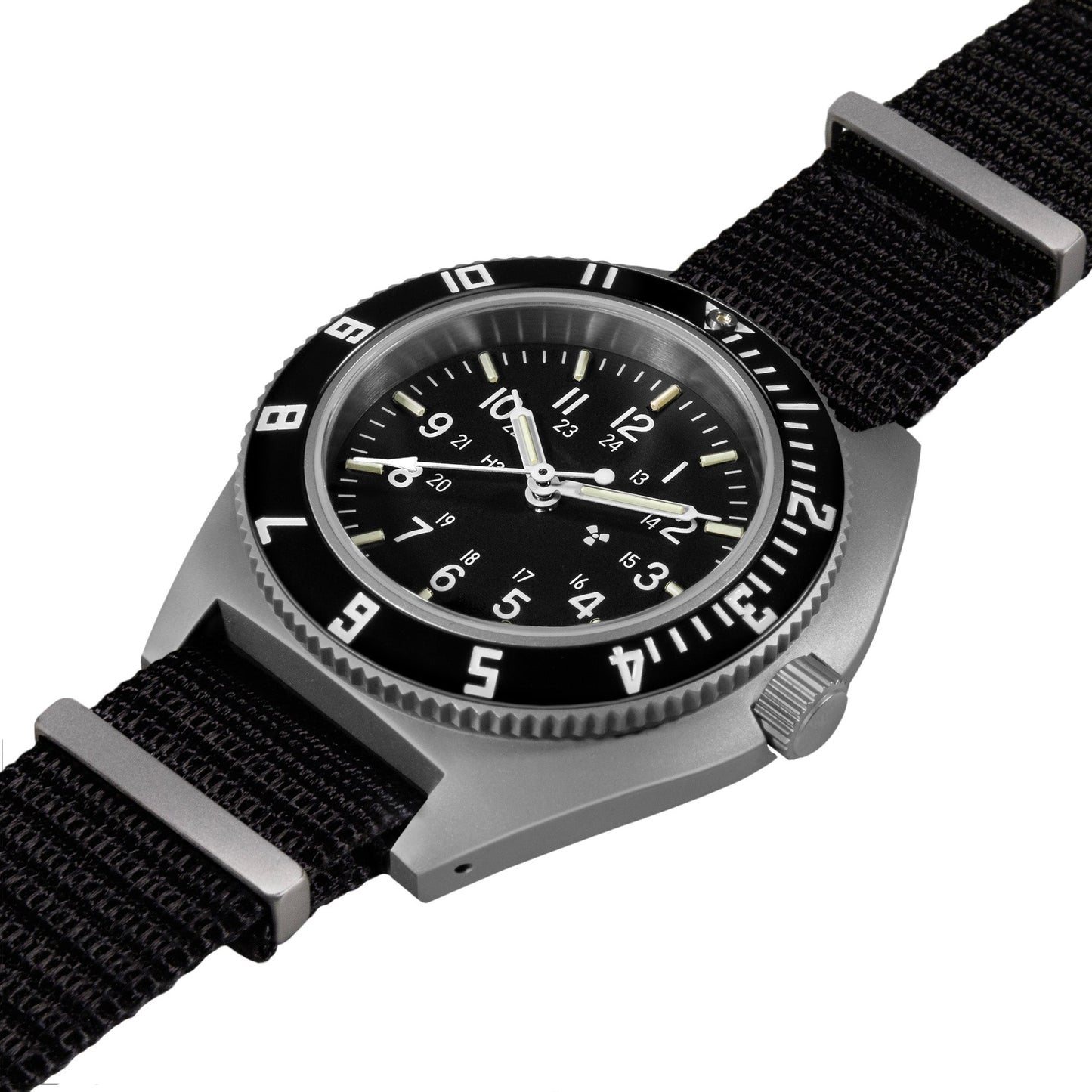 Marathon WW194001SS-0802 41mm Steel Navigator with Tritium Tubes on DEFSTAN Nylon Strap 11