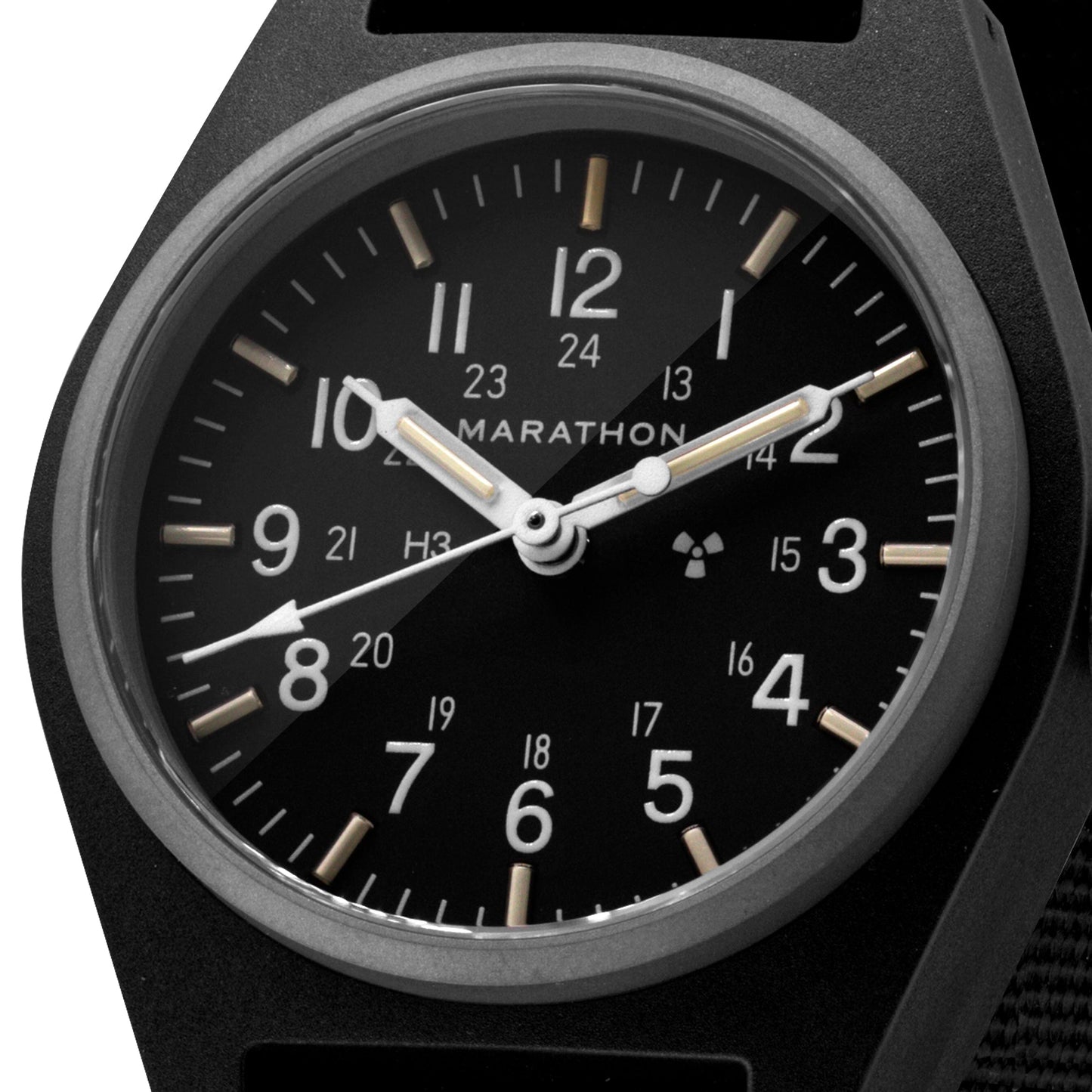 Marathon WW194003BK-0101 Black General Purpose Mechanical (GPM) - 34mm with Black Ballistic Nylon Strap