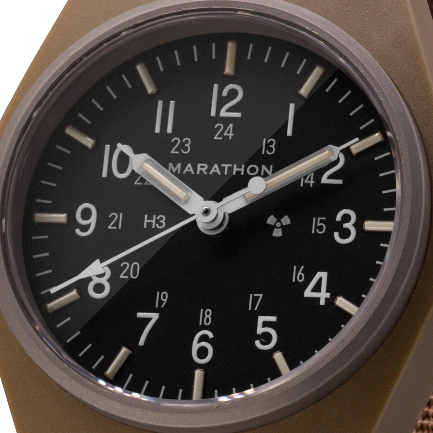 Marathon WW194003DT-0106 Desert Tan General Purpose Mechanical (GPM) - 34mm with Desert Tan Defence Standard Nylon Strap