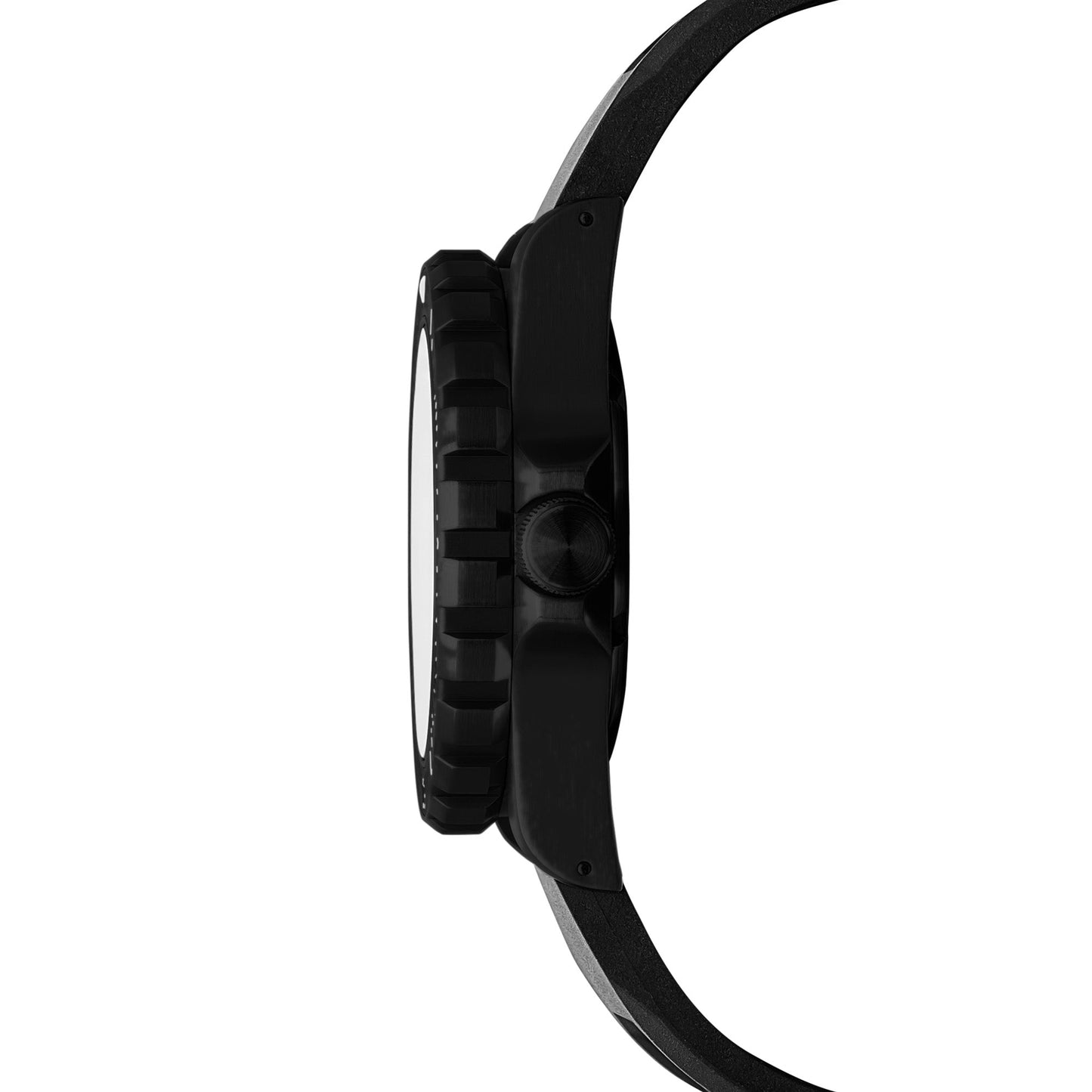 Marathon WW194006BK-0130 Anthracite Large Diver's Automatic (GSAR) - 41mm with 3 pcs Black Rubber Strap and Black Buckle