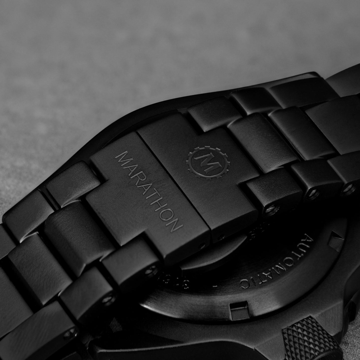 Marathon WW194006BK-0109 Anthracite Large Diver's Automatic (GSAR) - 41mm with Anthracite Stainless Steel MA Bracelet