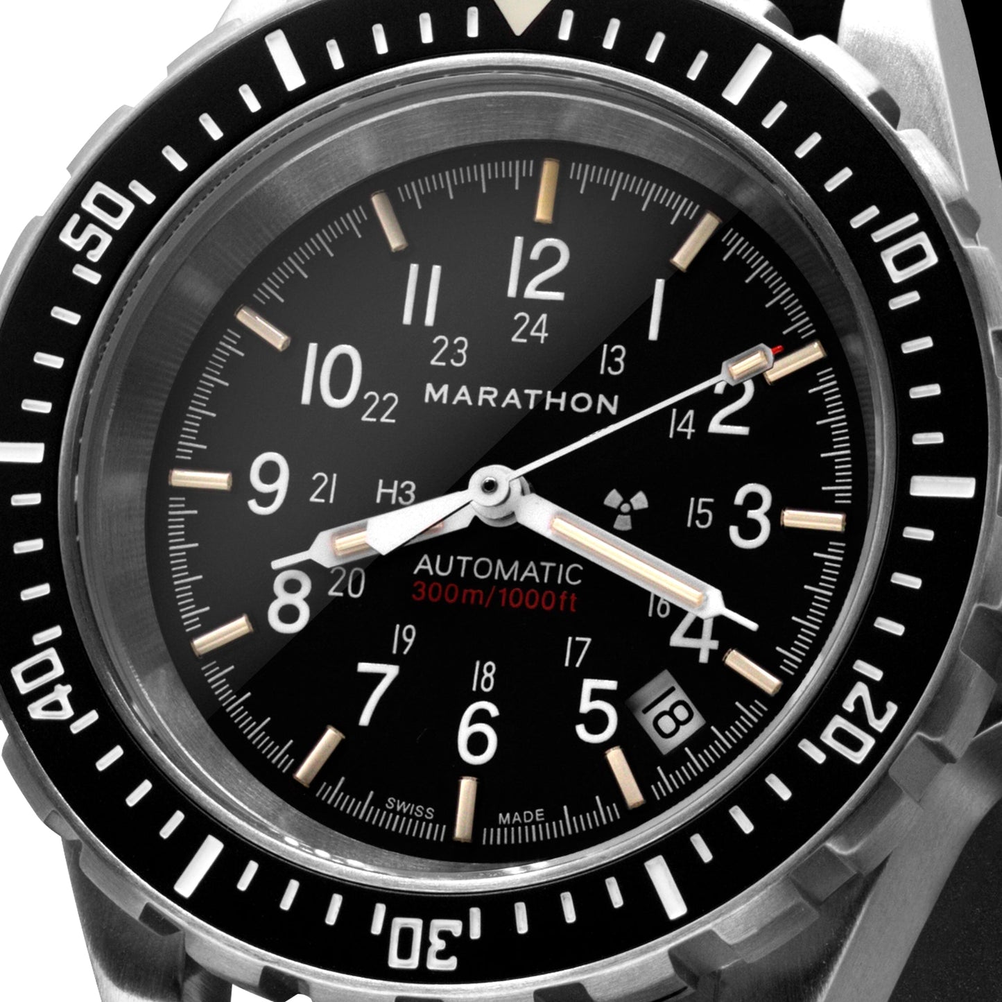 Marathon WW194006SS-0112 Large Diver's Automatic (GSAR) - 41mm with Stainless Steel MA Bracelet