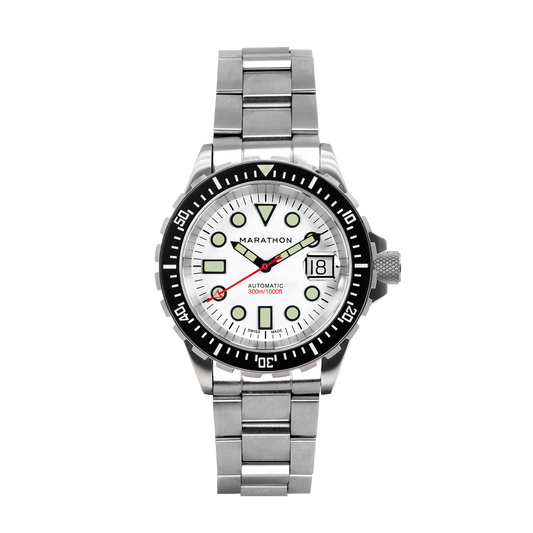 Marathon WW194006SS-2501 Arctic Edition Original SAR Diver's Automatic (41mm) White Dial / Stainless Steel Bracelet
