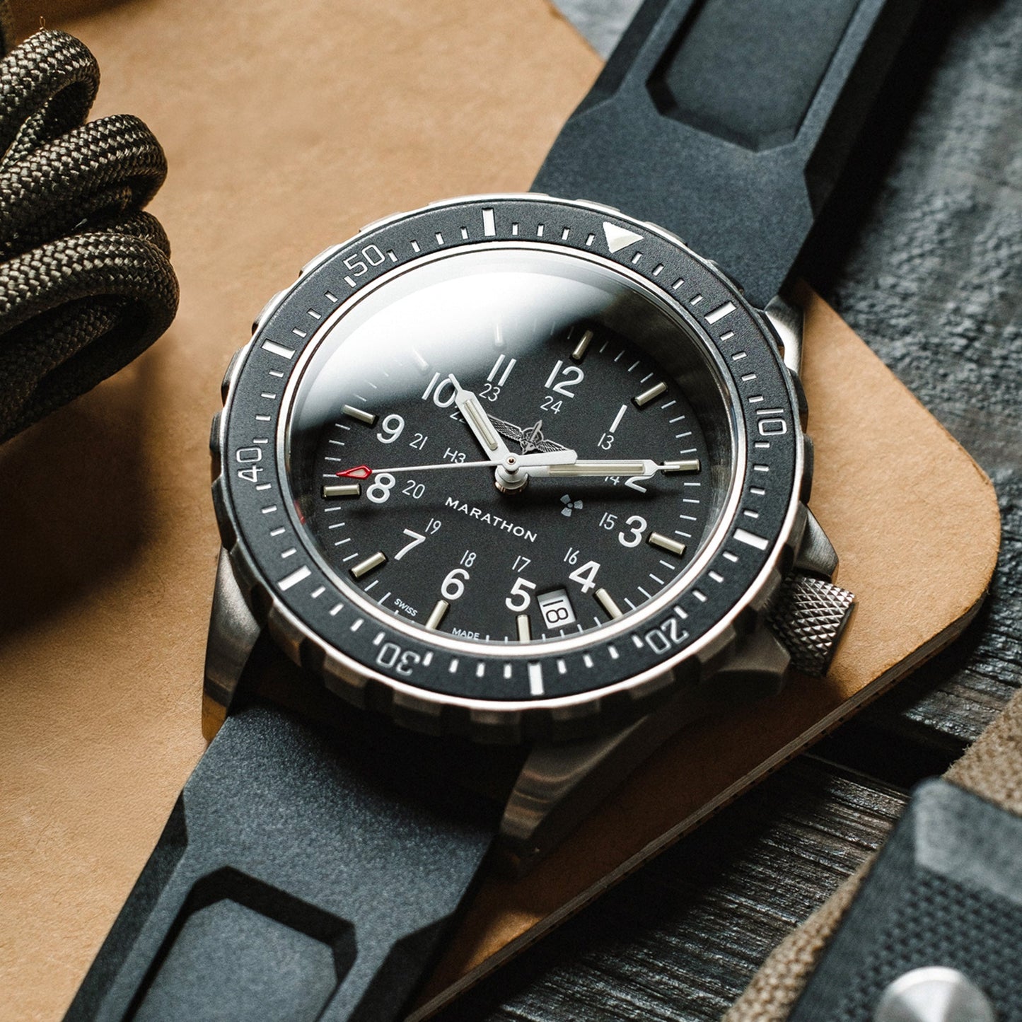 Marathon WW194007SS-0609 41mm TSAR Duvdevan, Type II - Diver's Quartz