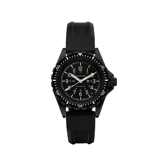 Marathon WW194026BK-0130 GSAR,36mm, on Anthracite Rubber Strap, SW200-1 Movement with Date