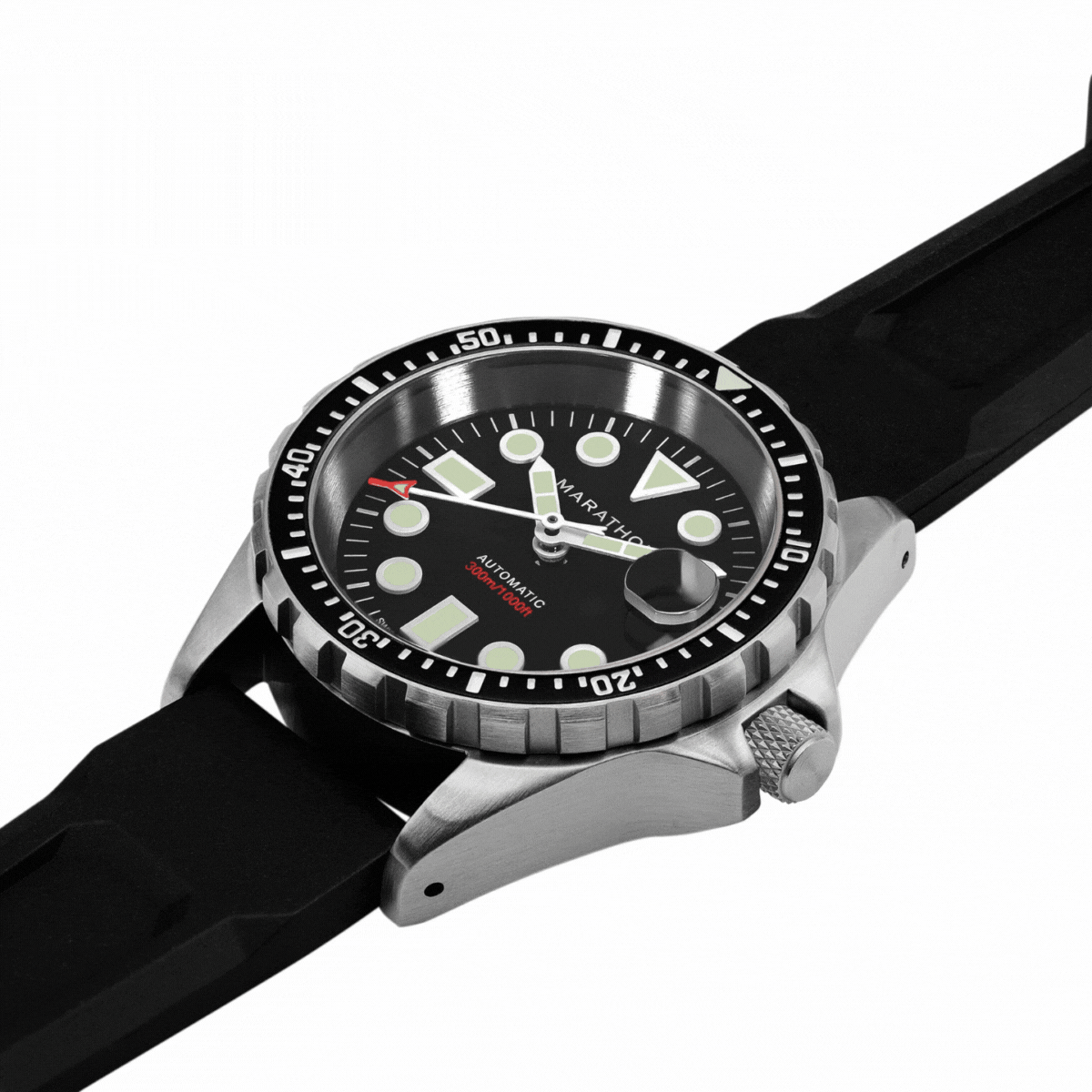 Marathon WW194026SS-2030 36Mm Osar-D Black Dial Unisex Watch
