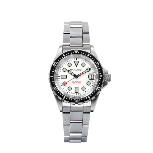 Marathon WW194026SS-2501 36Mm Osar-D Arctic Edition Automatic White Dial Unisex Watch
