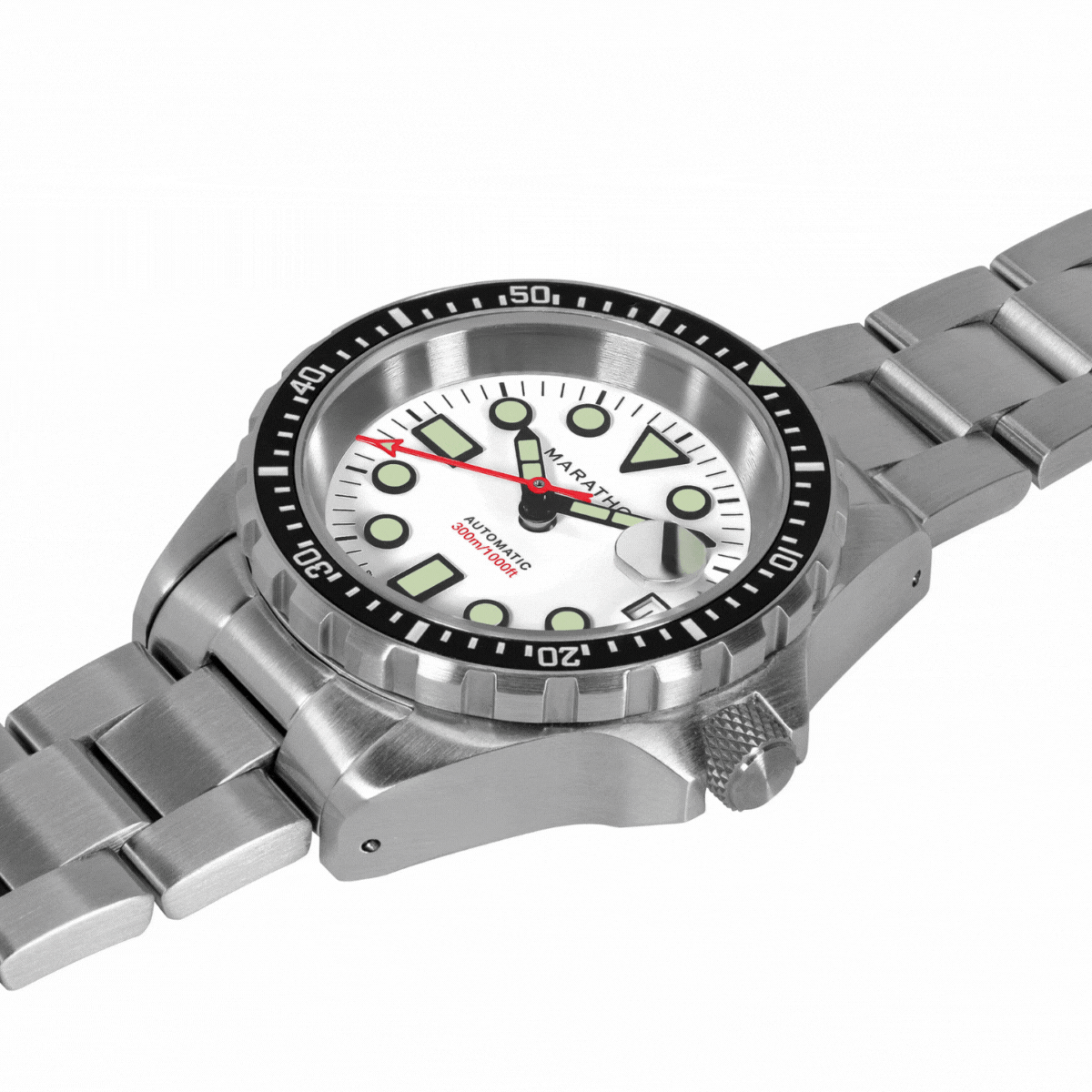 Marathon WW194026SS-2501 36Mm Osar-D Arctic Edition Automatic White Dial Unisex Watch