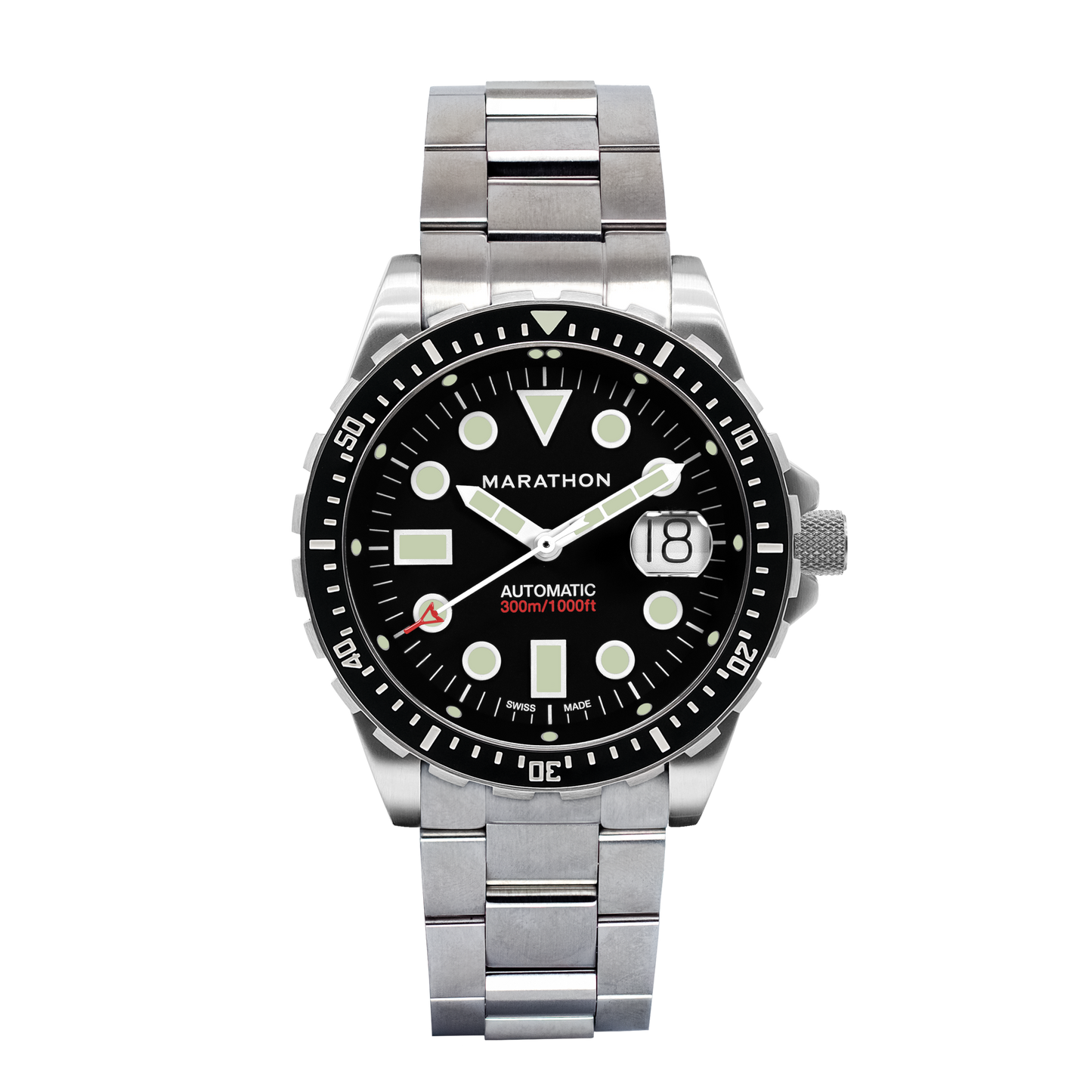 Marathon WW194037SS-2001 Diver's Watch, Automatic, 46MM OSAR, TYPE I, SS, COL: SS/SSMAM Steel