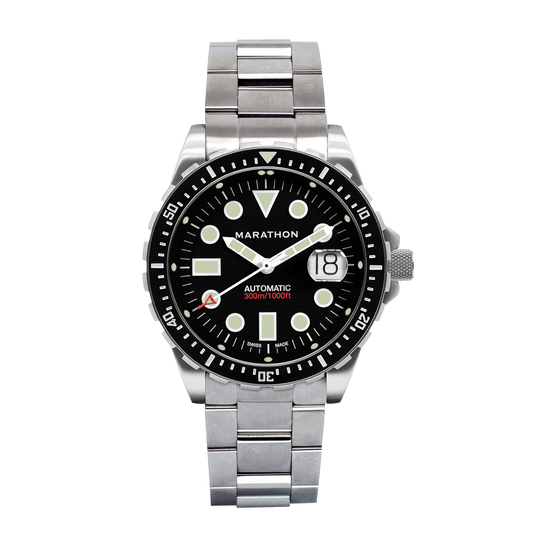 Marathon WW194037SS-2001 Diver's Watch, Automatic, 46MM OSAR, TYPE I, SS, COL: SS/SSMAM Steel