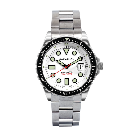 Marathon WW194037SS-2501 Diver's Watch, Automatic, 46MM OSAR WD, TYPE I, SS, COL: SS/SSMAM Steel