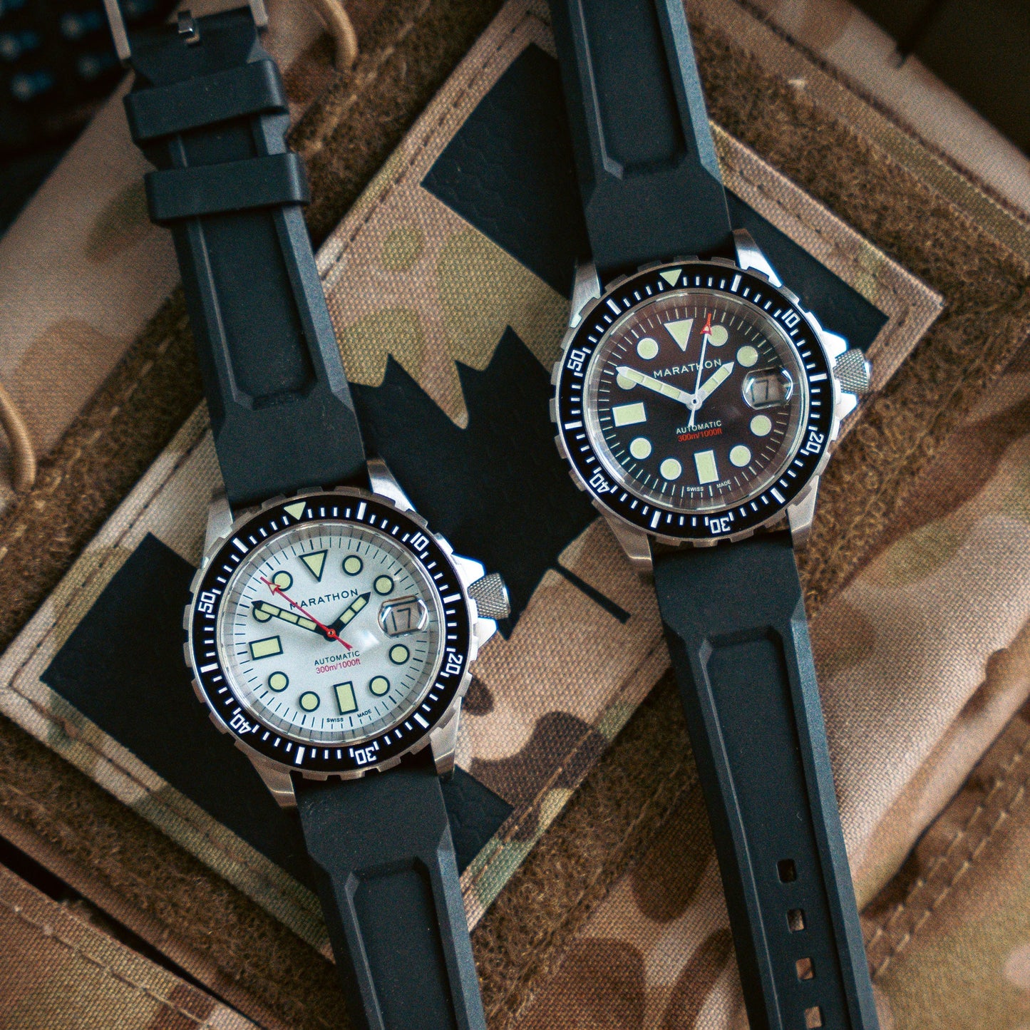 Marathon WW194026SS-2030 36Mm Osar-D Black Dial Unisex Watch