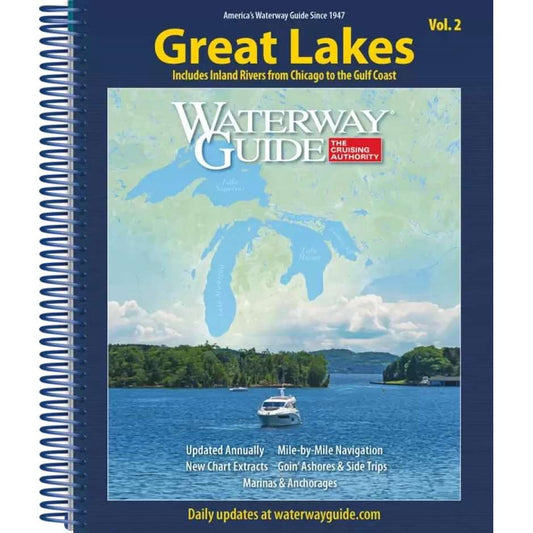 Paradise Clay WWG_GL24W2 Waterway Guide Great Lakes V2 Western 2024 - Book