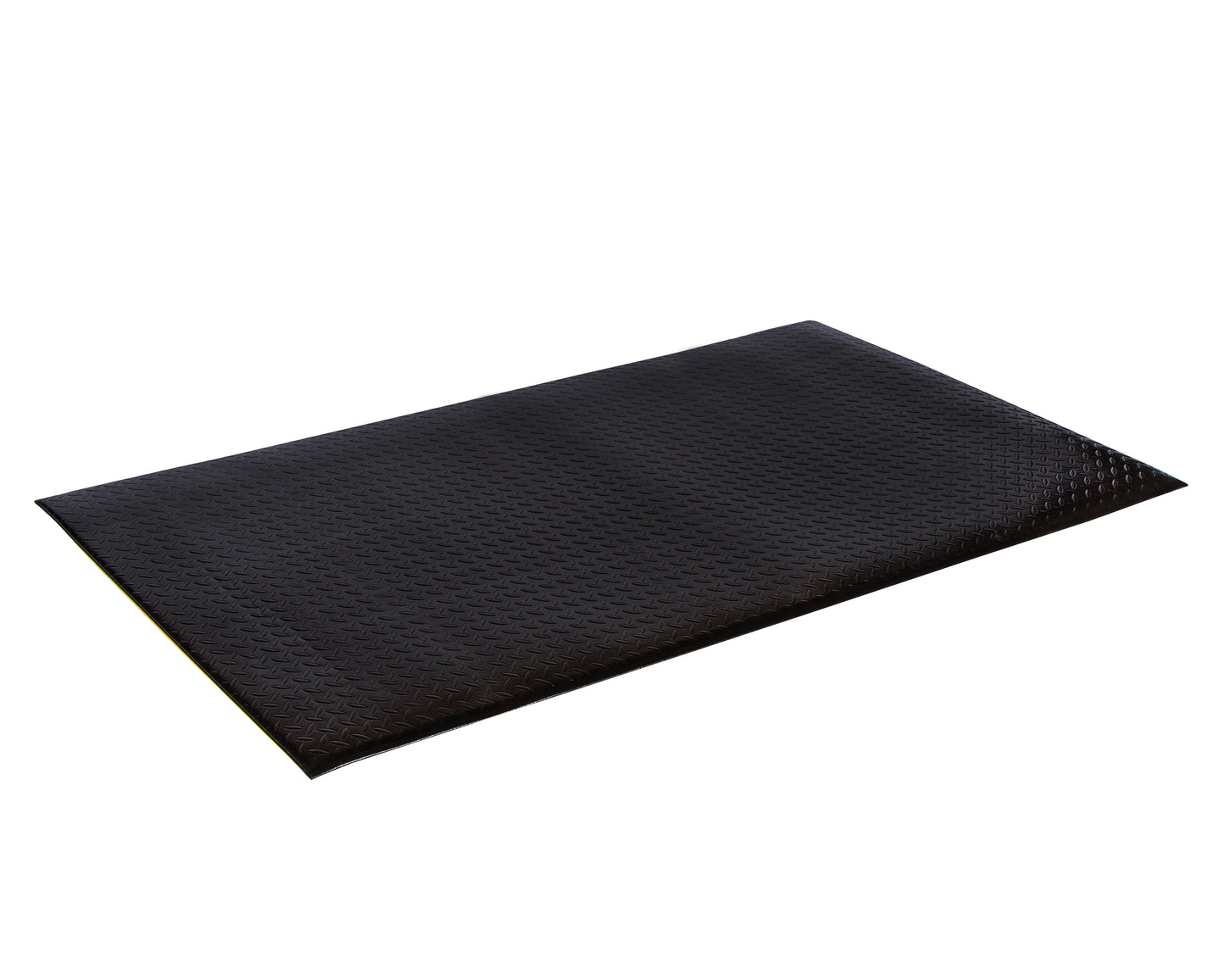 Crown Matting WB Z035KD Wear-Bond Comfort-King Diamond-Surface 3'x5' Black Anti-Fatigue Dry Area Mat