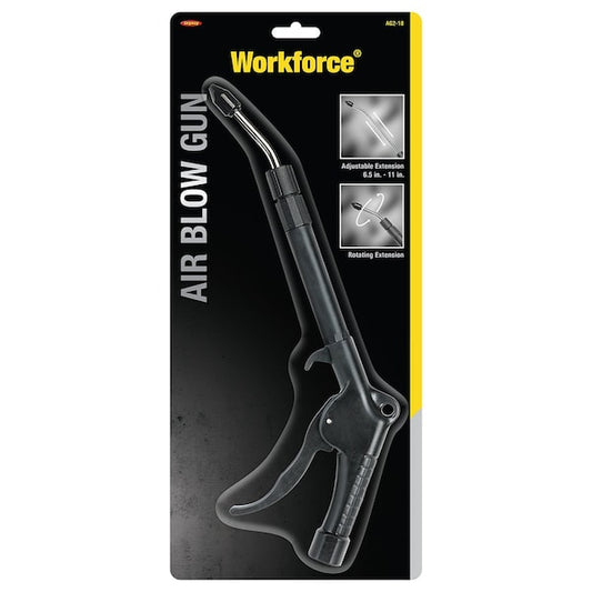 Workforce AG2-10 Blow Gun with 360° Rotating, Adjustable Length Extension