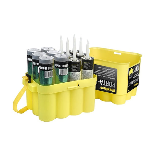Workforce GCB12 Porta-Pak™: 12-Pack Grease and Caulk Tube Storage Box