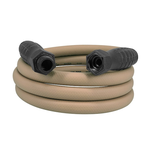 Colors HFZC510BRS-E SwivelGrip® Garden Hose, 5/8" x 10', 3/4" - 11 1/2 GHT Fittings, Brown Mulch