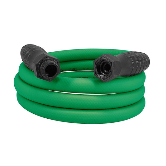 Colors HFZC510GRS-E SwivelGrip® Garden Hose, 5/8" x 10', 3/4" - 11 1/2 GHT Fittings, Forest Green