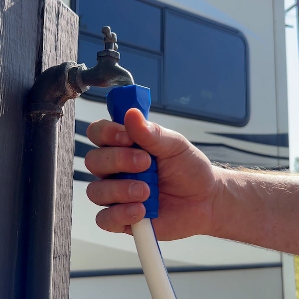 SmartFlex HSFRV550 RV/Marine Hose, 5/8" x 50', 3/4" - 11 1/2 GHT Fittings