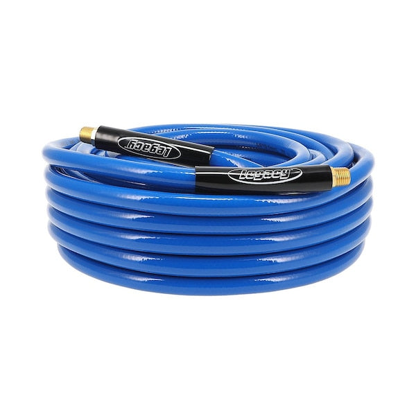 Workforce HWF3850BL2 Air Hose, 3/8" x 50', 1/4" NPT Fittings, Blue, PVC