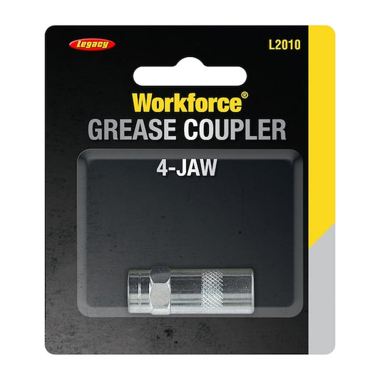 Workforce L2010 Grease Coupler, 4-Jaw, Check Ball