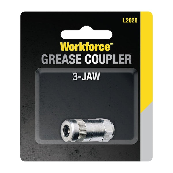 Workforce L2020 Grease Coupler, 3-Jaw, High Pressure