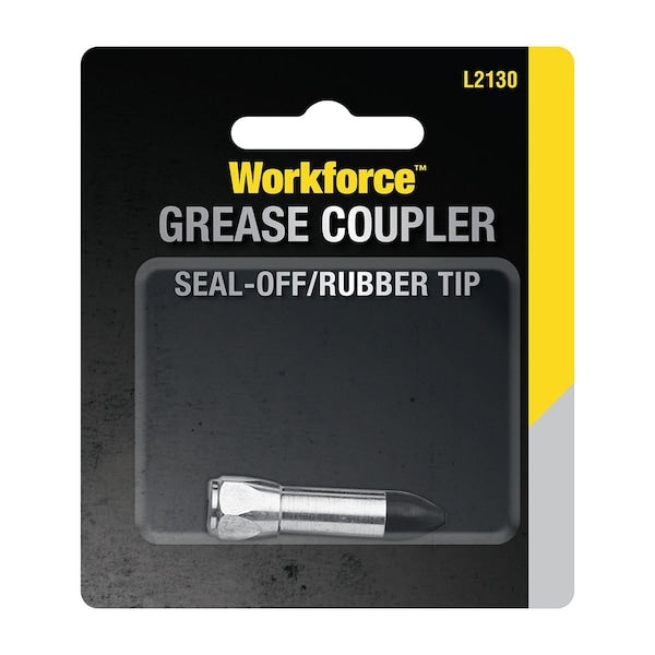 Workforce L2130 Grease Coupler, Seal-Off/Rubber Tip