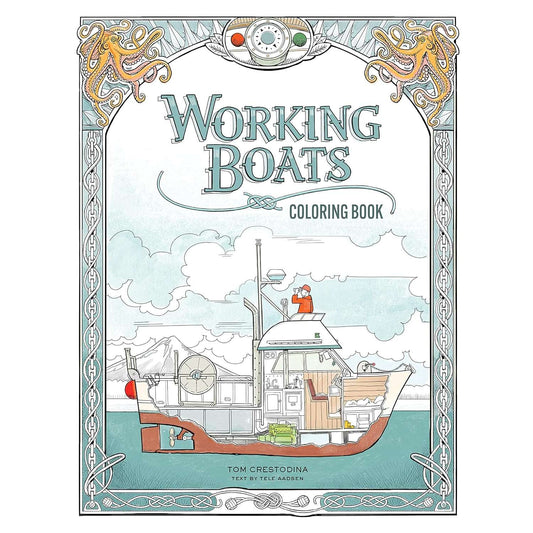 Paradise Clay PGN427 Working Boats Coloring Book - Book