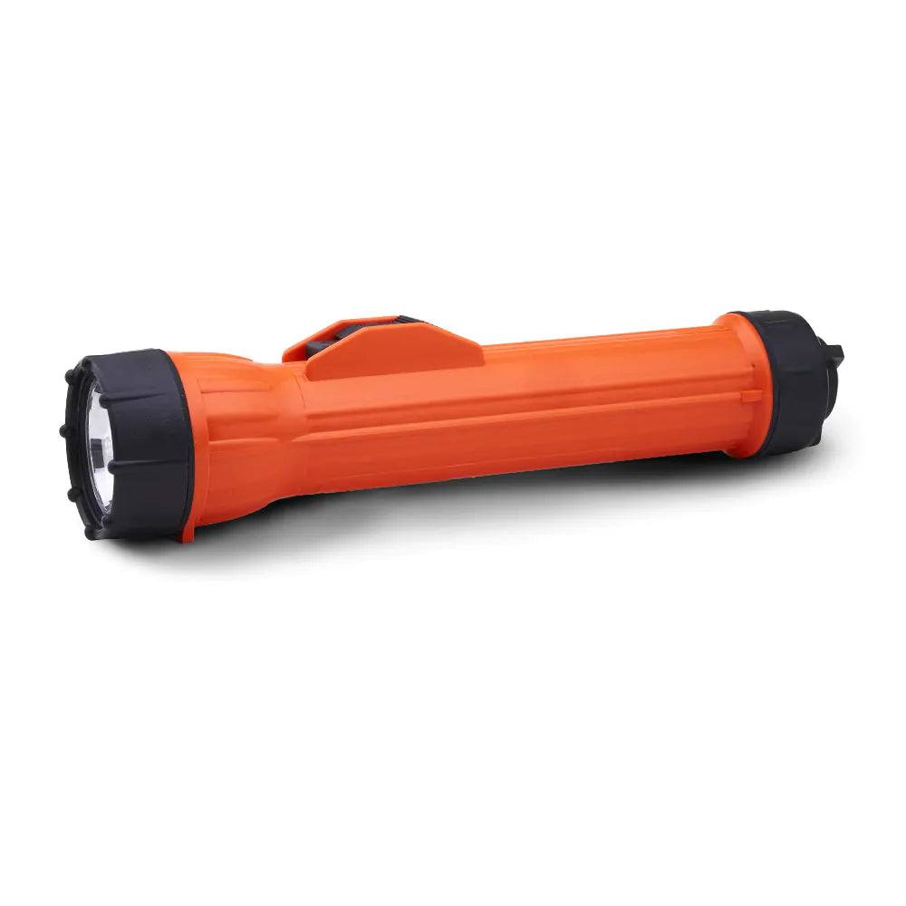 KBS 15720 2224 WorkSAFE LED 3 D-cell Waterproof Flashlight, UL Protection Methods Div 1, Orange