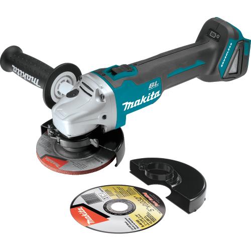 Makita XAG04Z 18V LXT® Lithium‘Ion Brushless Cordless 4‘1/2 / 5" Cut‘Off/Angle Grinder, Tool Only