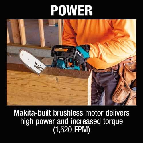 Makita XCU11Z 18V LXT® Lithium‘Ion Brushless Cordless 14" Chain Saw, Tool Only