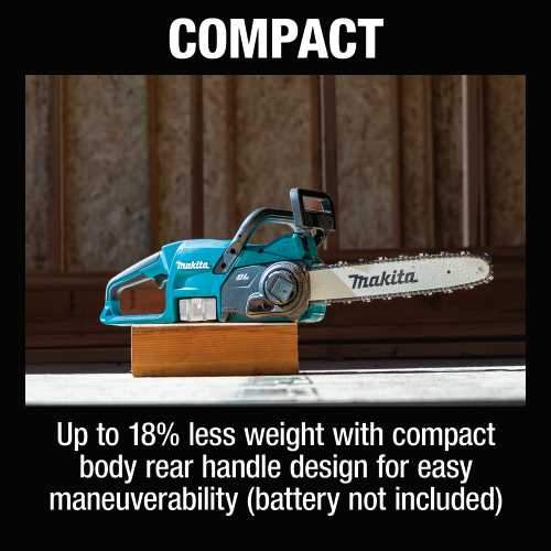 Makita XCU11Z 18V LXT® Lithium‘Ion Brushless Cordless 14" Chain Saw, Tool Only