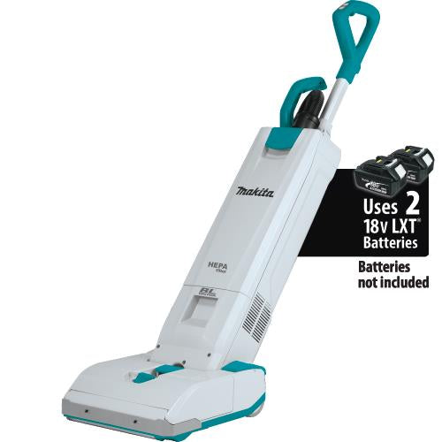 Makita XCV19Z 36V (18V X2) LXT® Brushless 1.3 Gallon HEPA Filter 12 Upright Vacuum, Tool Only