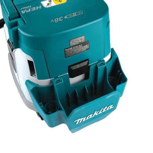 Makita XCV21PTX 36V (18V X2) LXT® Brushless 2.1 Gallon HEPA Filter Dry Dust Extractor Kit (5.0Ah)