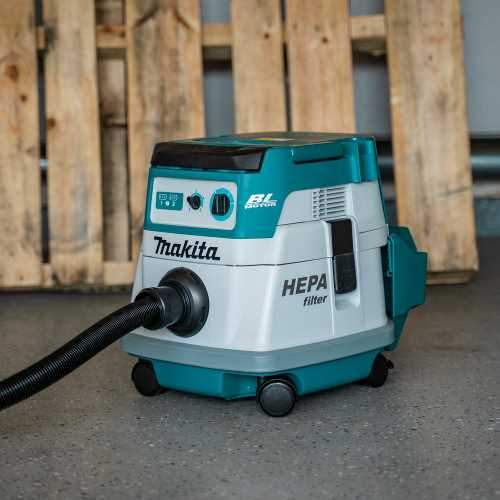 Makita XCV21ZX 36V (18V X2) LXT® Brushless 2.1 Gallon HEPA Filter Dry Dust Extractor, Tool Only